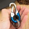 Car Keychains Outdoor Buckle Rock Climbing Keychain Stainless Steel High Quality Key Ring Keys Chain Hooks Men's Gifts Auto Part