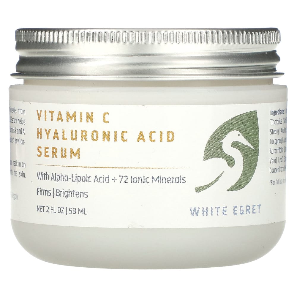 

White Egret Personal Care Vitamin C Hyaluronic Acid Serum, 59ml (2 fl oz) 59ml - 1 ea