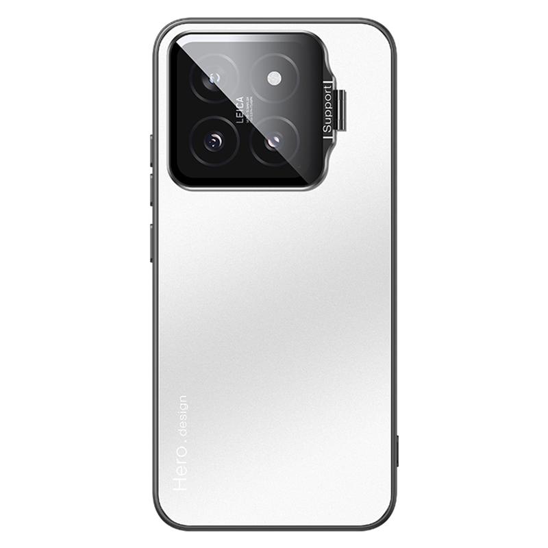 Pro Xiaomi 14 Pouzdro se stojánkem na objektiv Nárazuvzdorný kryt na telefon z PC+TPU