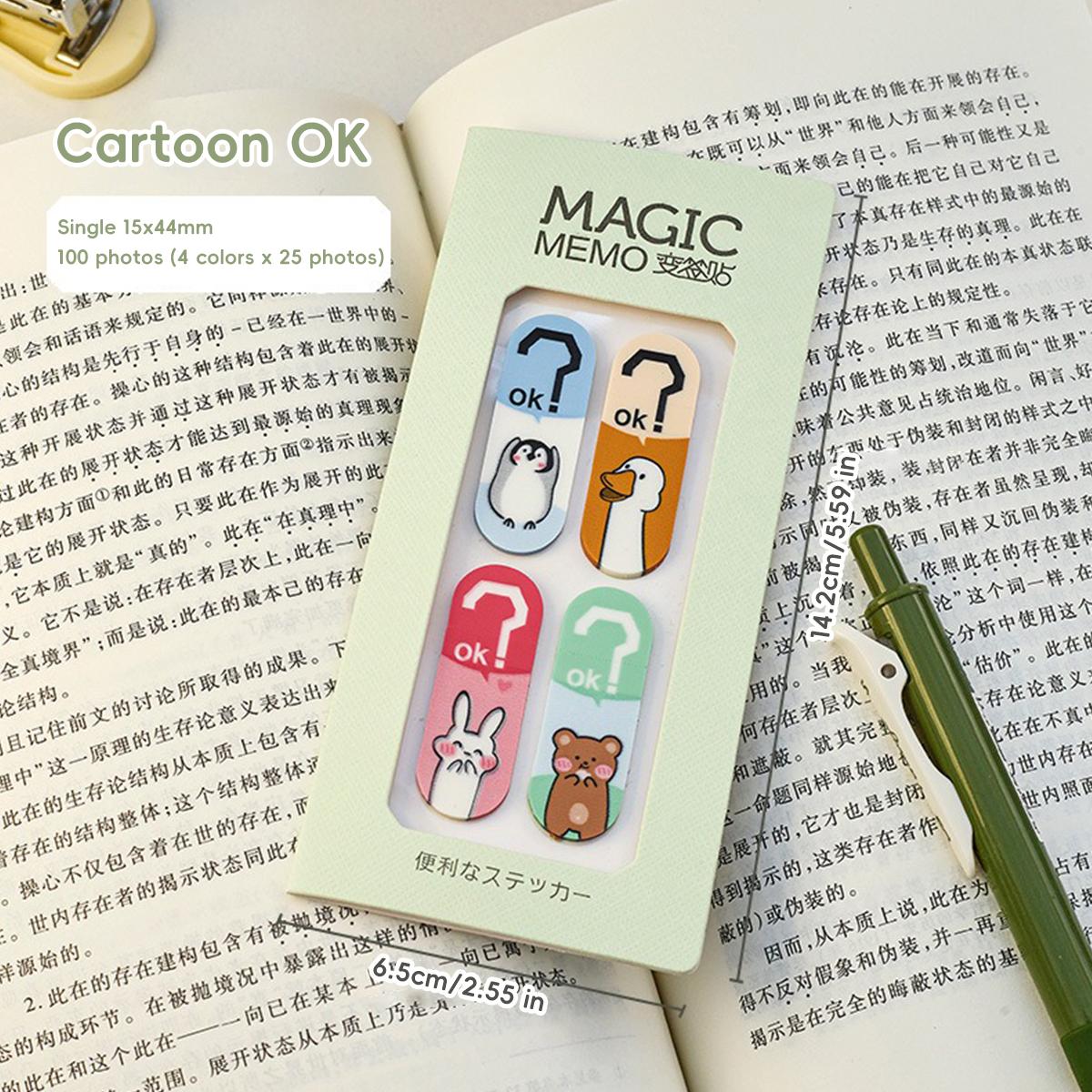 

Думай как утка Тема животные Набор липких заметок Съемные индексные вкладки Креативные наклейки для организации офиса и школы Закладка