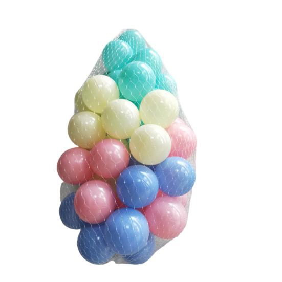 100Pcs Ball Pit Balls Funny Long Life Span Plastic Boys Girls Mixed Colors Ocean