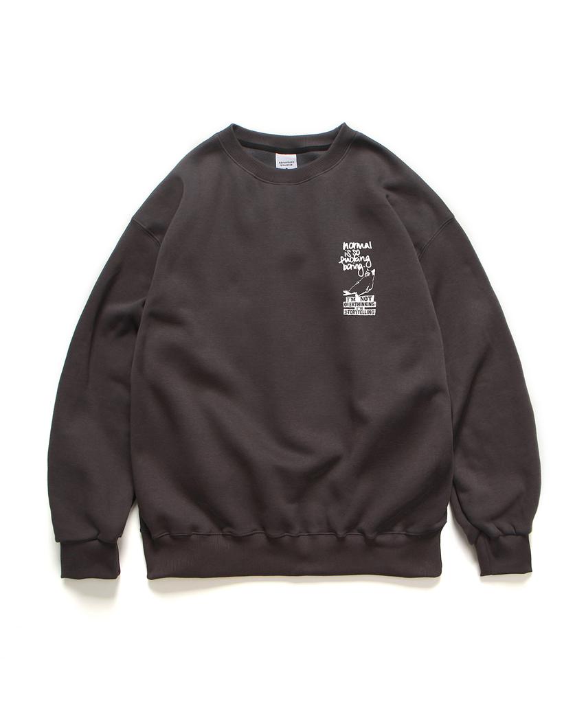 ABNORMALTHING Normal Sweatshirt Gray