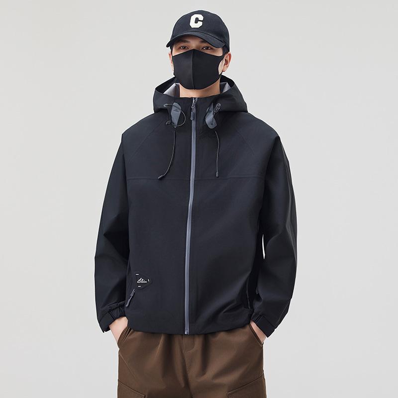 Spring And Autumn New American Functional Three-Proof Casual Boys Shirt Jacket Trendy Brand Jacket Outdoor Hooded Tide