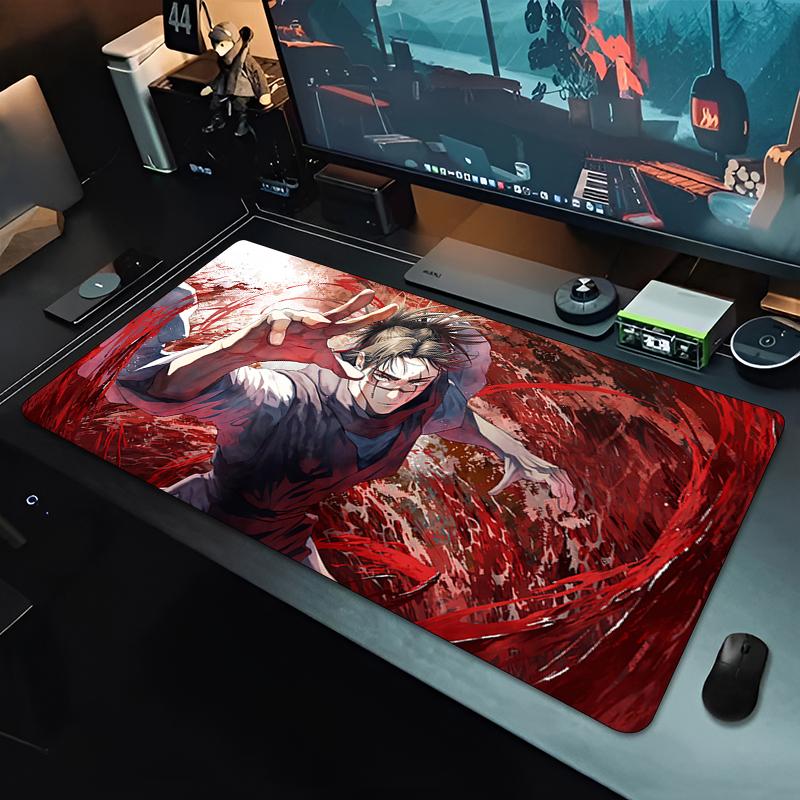 Gaming Mouse Pad J-jujutsu Kaisen Choso Japanese anime Large Extended Gamer Desk Mat Non Slip Office Mouse Pads Smooth Surface
