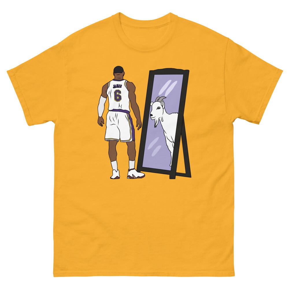 LeBron James Mirror GOAT T-shirt L