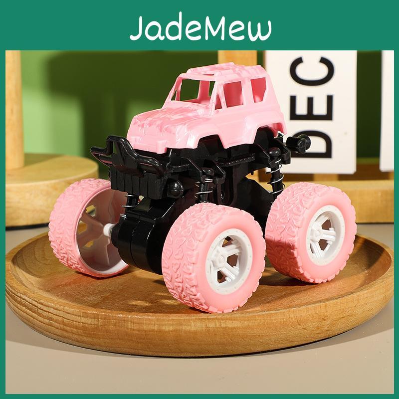 Macaron Color Plastic Off Road Inertia Toy Car For Kids With Durable Design And Visual Development