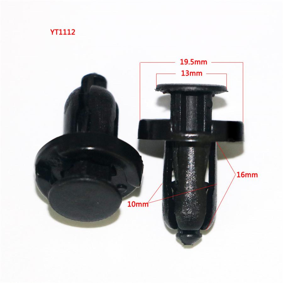 200pcs Plastic Fastener Car Bumper Clips Retainer Rivet Car Body Push Pin Rive