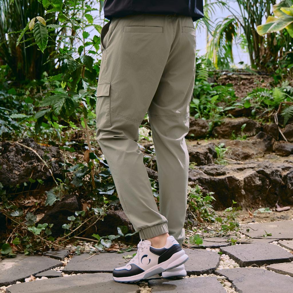 CHALLENGER Men'S Cut-Out Detail Cargo Jogger Pants Light Khaki