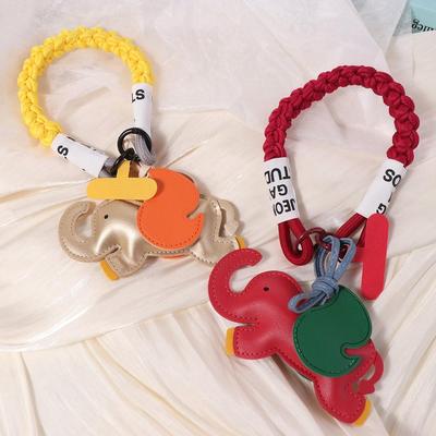 PU Leather Leather Keychain Flying Wings Bag Charm Trendy Key Chain Holder  For Women