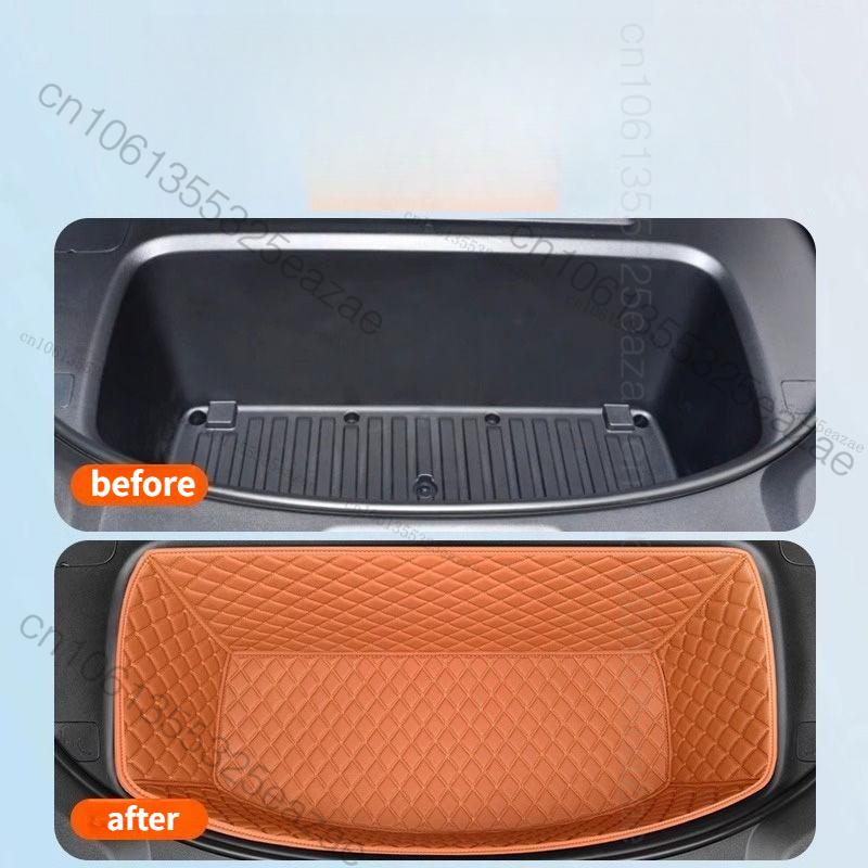 Für CHANGAN Deepal S05 S07 2025 2026 Fachmatte Haube Fach Leder Vollumrandung Schutzpolster
