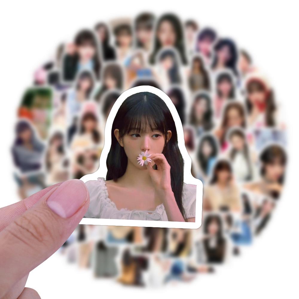 100 Sheets Jang Won-young Celebrity Graffiti Stickers for DIY Decor, Scooters, and Water Bottles