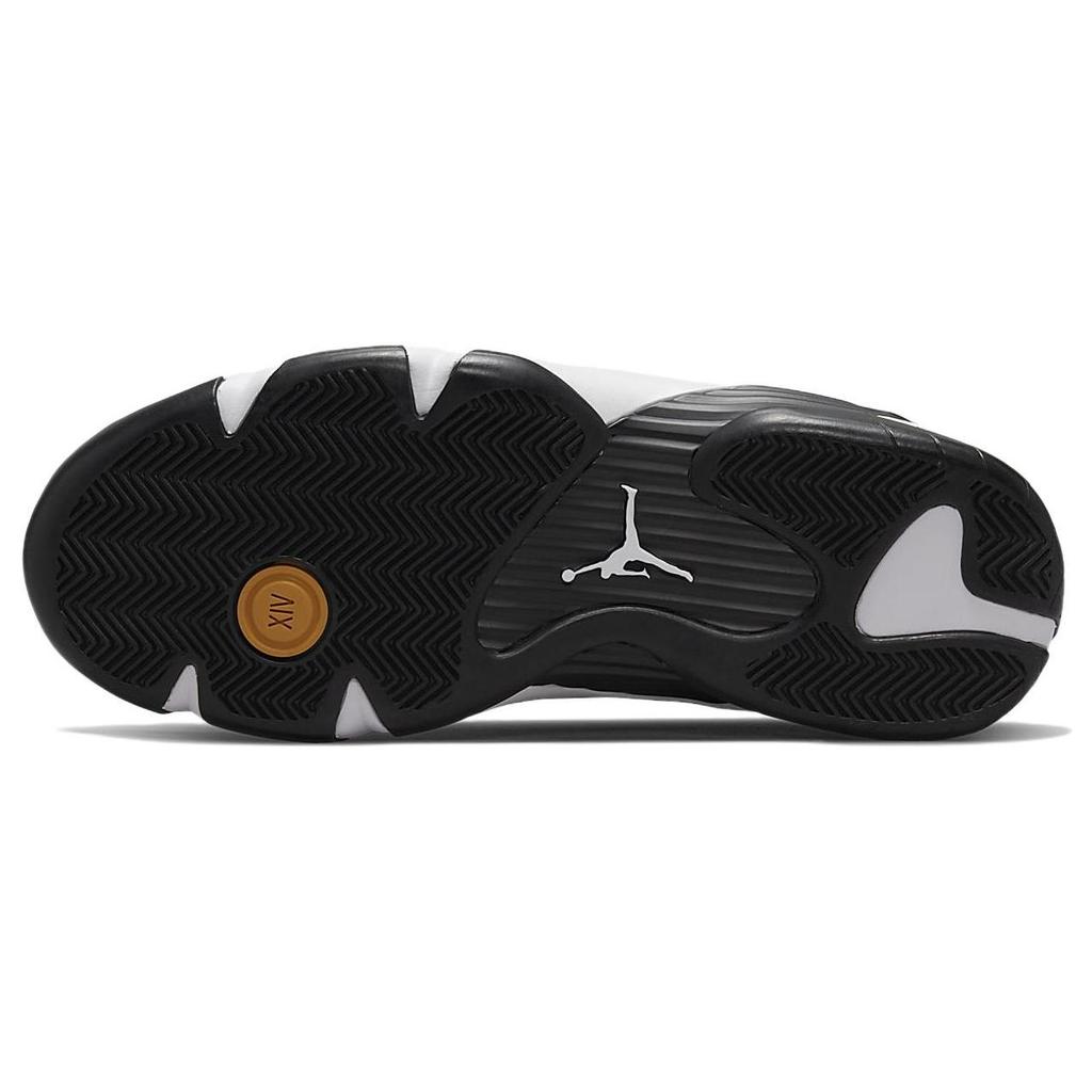 Zapatillas Air Jordan 14 Retro Ginger para Hombre Amarillo Jengibre Claro Negro 487471-701