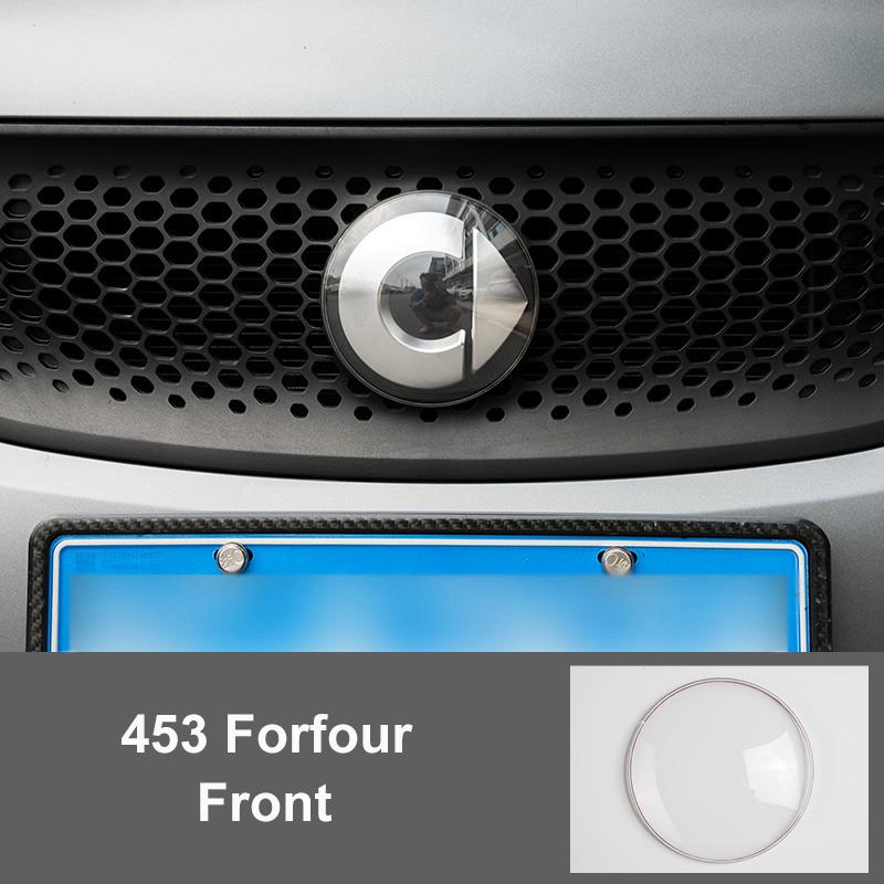 Car Front Rear Logo Cover 3D ABS Protective Emblem Case Moulding Modification Cover For Smart 451 453 Fortwo Forfour Accessories
