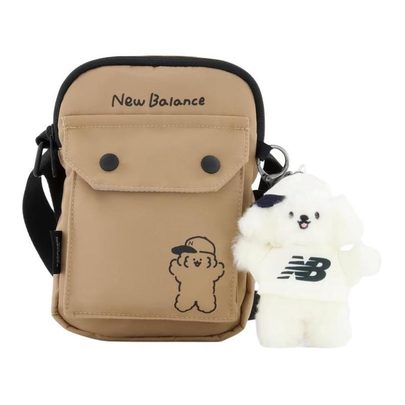 New Balance Fabric Shoulder Bag, Crossbody Bag Regular Unisex Khaki New Balance LAB42407KH