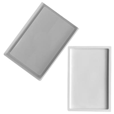 Moldes para Bandejas de Frutas Moldes de Resina de Silicona Moldes para Platos Rectangulares Moldes para Platos de Joyería Material de Silicona para Bandeja de Fundición de Resina