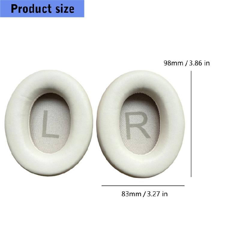 Headphone Cushion Cover Set for H3S, 1Pair Soft Replacement Covers with Model-Specific Mounting for Meeting Use