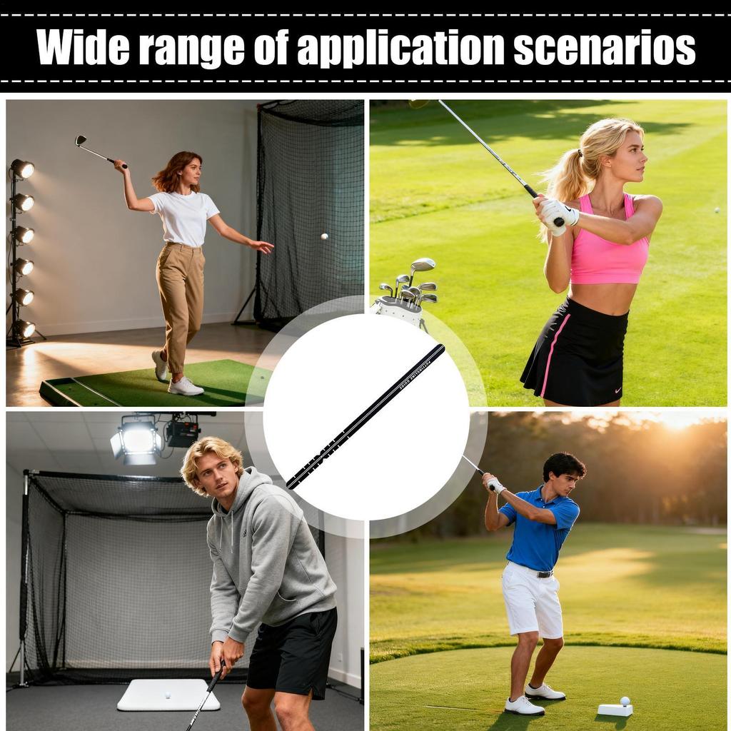 Golf Putting Training Aid Portable Practice Rail Golf Putting Alignment Rail for Skill Development Game Improvement Indoor