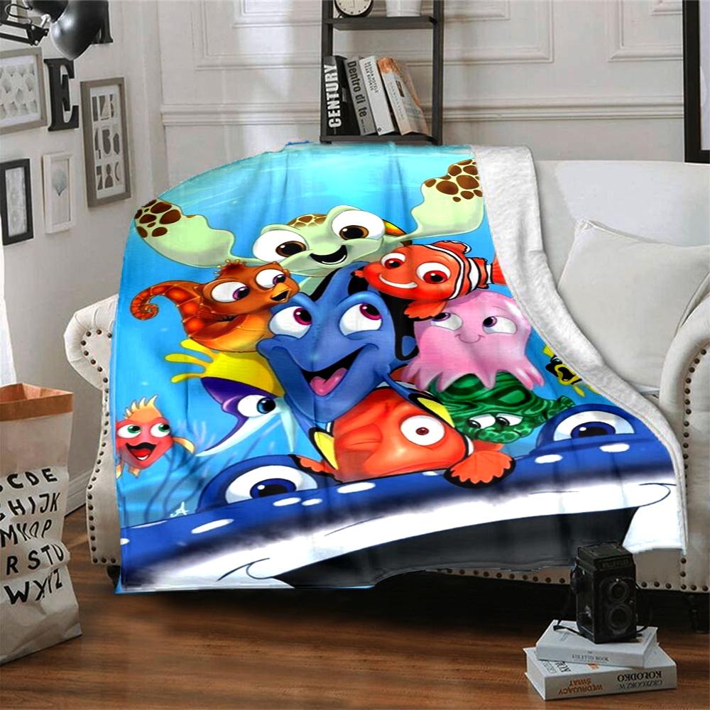 Nemo Theme Printed Blanket - Perfect for Couch, Bed, Travel & Outdoor Use | Machine Washable, Cozy & Durable.