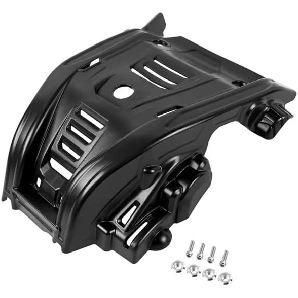 Мотоциклетная защита двигателя для Honda CRF300 L CRF 300L 2023-2024, нижняя защитная крышка, аксессуары для скольжения (красный) чёрный