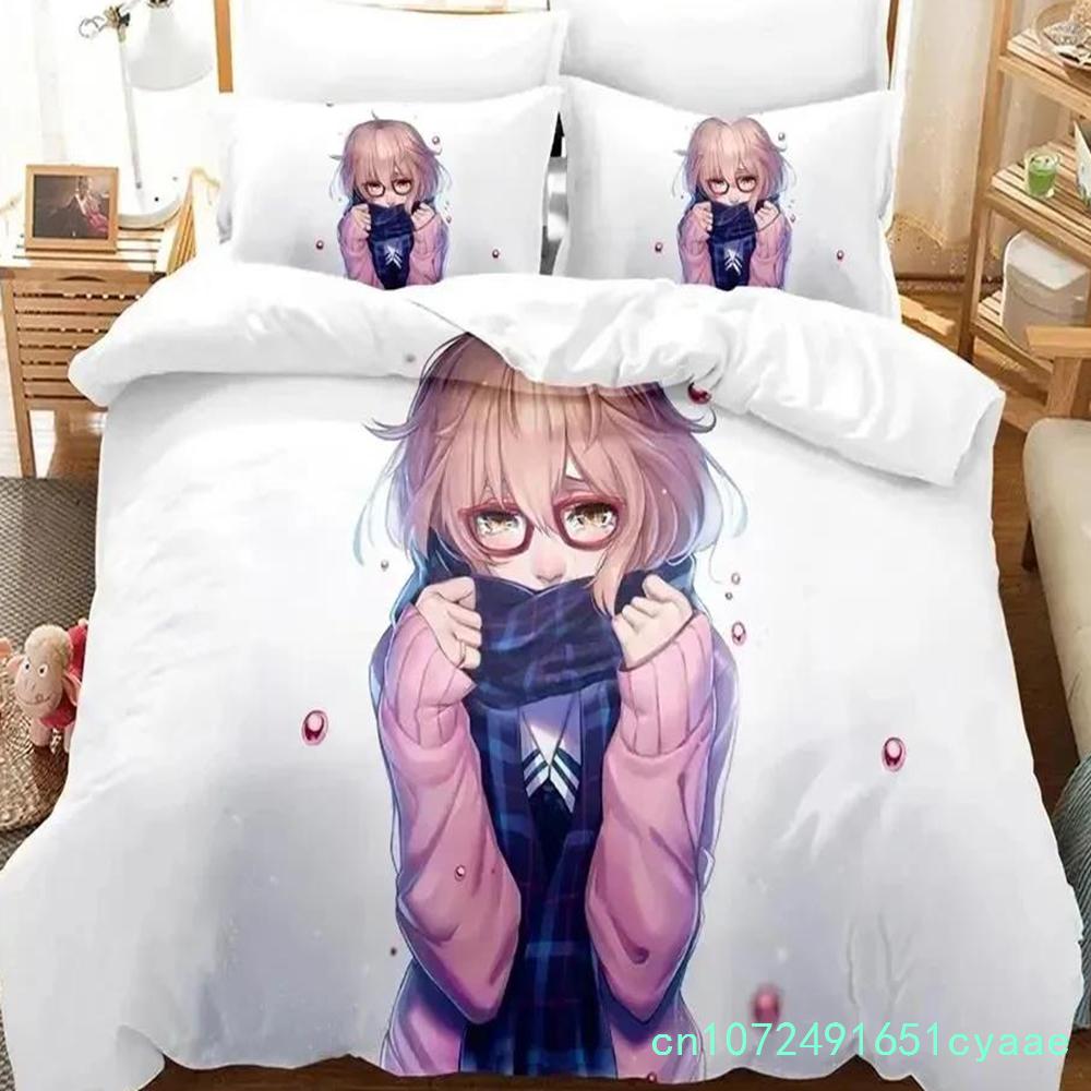 Girls Anime SHY Bedding Set Duvet Cover Bed Set Quilt Cover Pillowcase Comforter King Queen Size Boys Adult Bedding Set