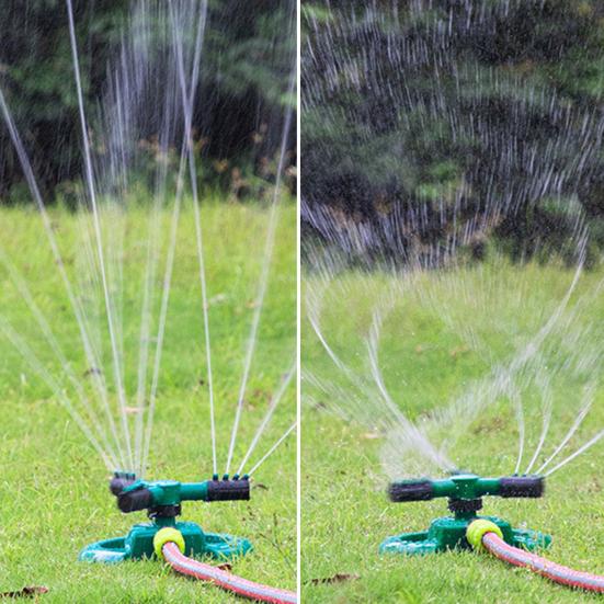 3-Arm Irrigation Sprinkler for Large Area Coverage 360-Degree Rotating Lawn Sprinkler for Garden Yard Watering And Kids Pets Outdoor Play