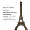 15cm Home Decoration Romantic Paris Eiffel Tower Metallic Model Figurines Decor