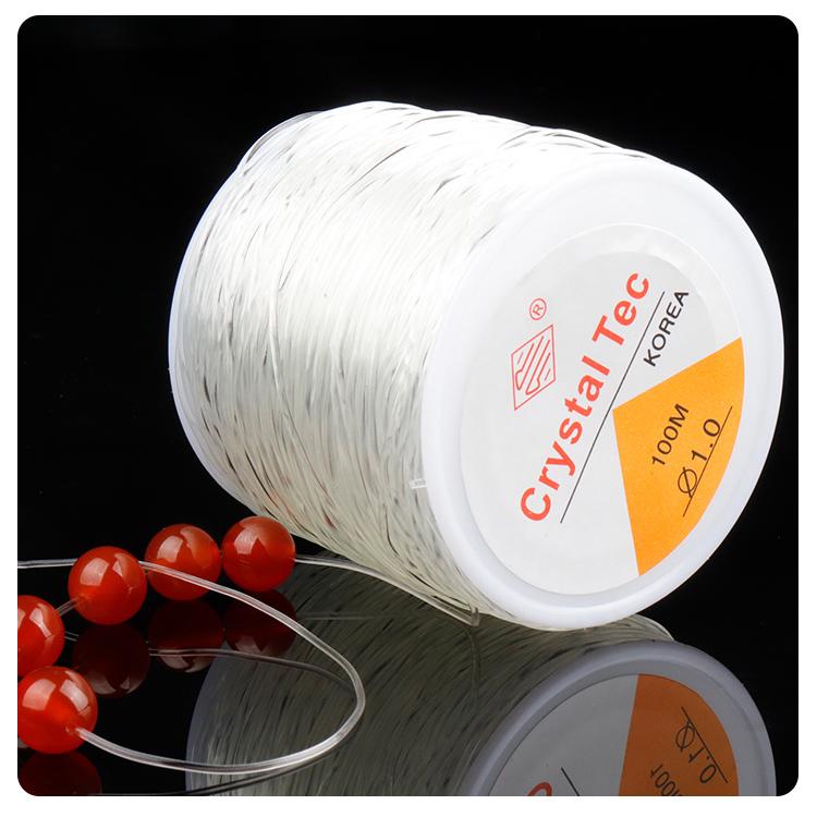 100m Strong Elastic Crystal Beading Thread Cord Jewelry Making Necklace Bracelet DIY Beads String Stretchable Thickness 2029