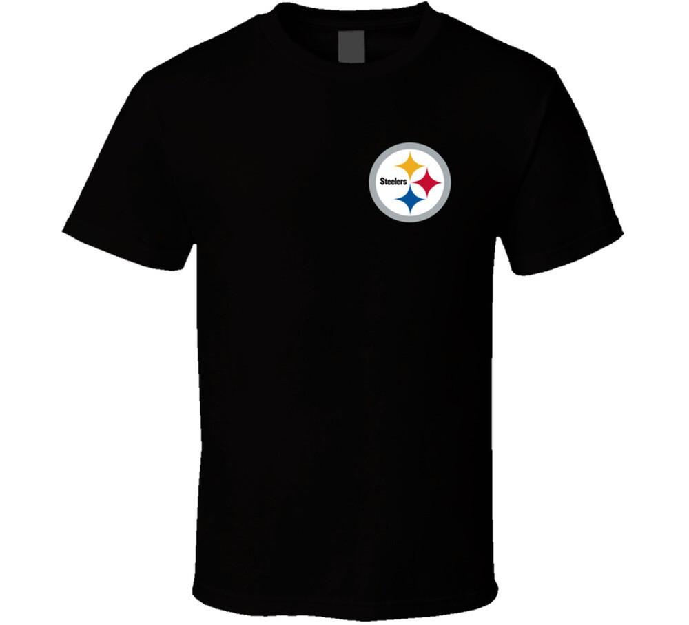 Pittsburgh Steelers Small Emblem Unisex T-Shirt XXXXL