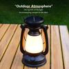 USB Rechargeable Camping Lantern Portable Hanging Tent Light Solar Charging 3000-5000K Stepless Dimming Outdoor Lamp
