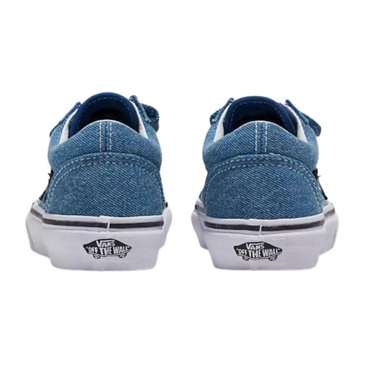 Vans Slip Resistant Durable Low Top Kids Skate Shoes Blue Kids Sneaker VN0A38HDNWD