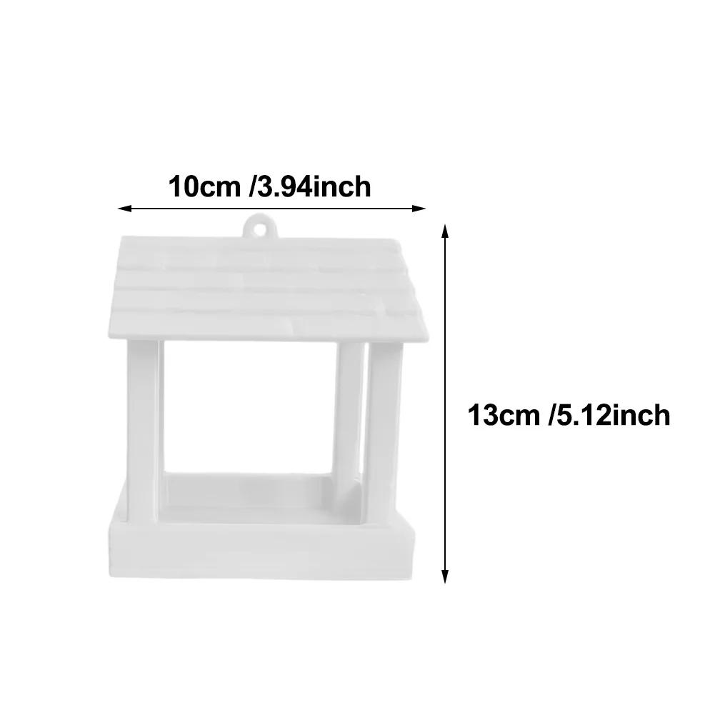 

Charming Hanging Bird Feeder: Perfect For Outdoor Birdwatching Delight Circular Hanging Hummingbird Feeder Gardens белый