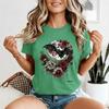 Flying Bat Dark Floral Gothic Aesthetic Unisexs TShirt