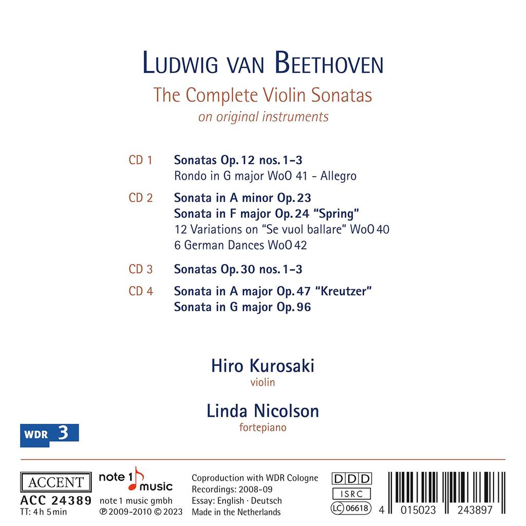 The Complete Violin Sonatas