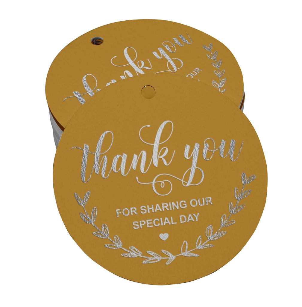 Inkdotpot Thank You For Sharing Our Special Day Bridal Shower-Baby Shower-Retirement-Wedding-Birthday Bottle Tag