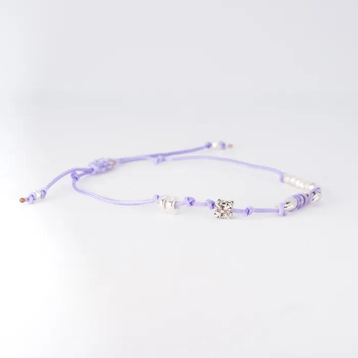 HR 373B_Fabric Bracelet(Purple)