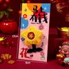 1/6 Pièces Enveloppes Rouges Peluches Nouvel An Chinois Année du Cheval Enveloppe Rouge Bénédiction Hongbao Enveloppes Rouges Fête du Printemps Nouvel An