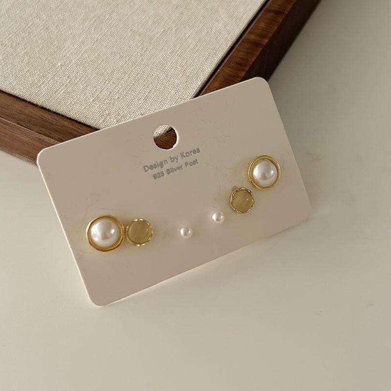 Exquisite Set, Earrings, Niche Design Earrings, Women's High-end Stud Earrings, Women's 6-piece Set