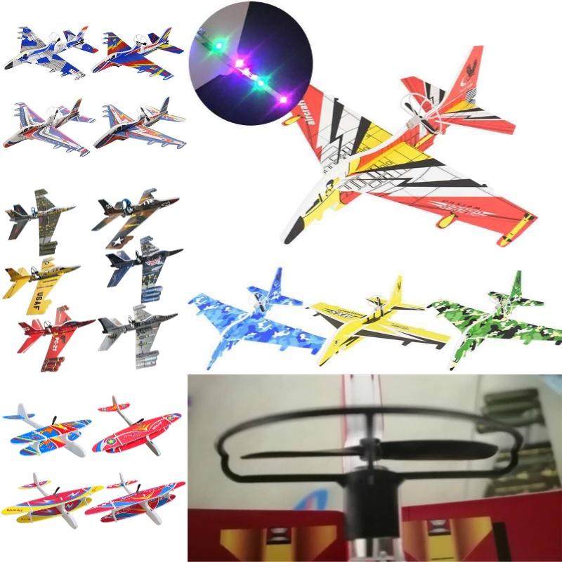 Electric Hand Throwing Glider Usb Rechargeable Fighter Plane With Durable Foam