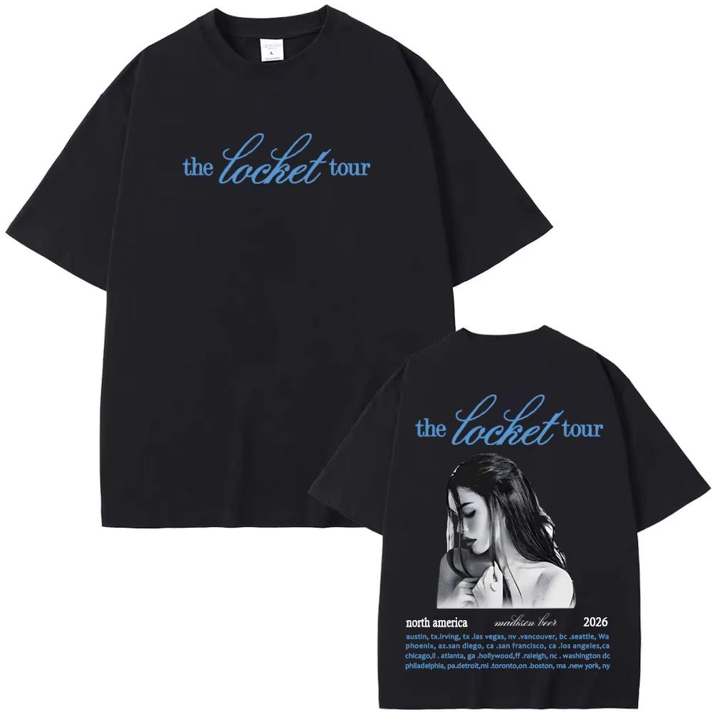 Madison Beer Locket Tour 2026 Shirt North American Tour Dates ONLY Madison Beer Concert Merch Cotton High Quality Tshirt - Me... S