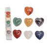 Chakra Stone Promote Positive Energy Decorative Balancing Reiki Healing Stone for Meditation Yoga Heart Shaped Chakra