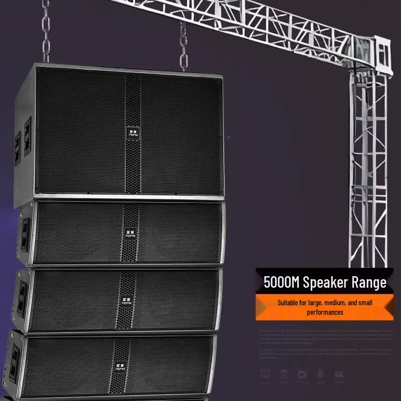 HuiDu Professional Outdoor Waterproof Dual 10-inch Line Array Speaker (CN version)
