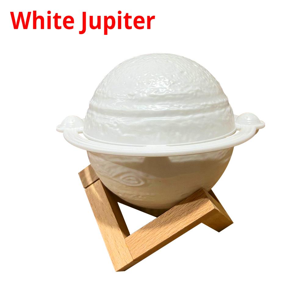 Galaxy Planet Luftbefeuchter 330ml Starker Nebel Haushaltszerstäuber LED Nachtlicht Kreisförmige tragbare USB-Aromatherapie-Atmosphärenlampe