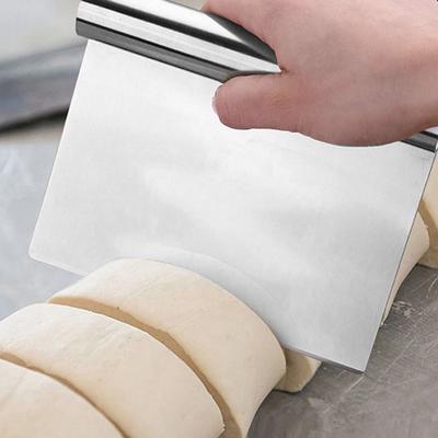 Baking Stainless Steel Dough Knife (16cm) Scraper Icing