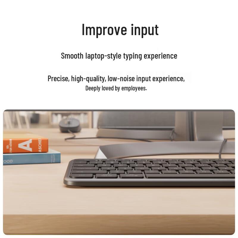 Logitech K620 Full-Size Quiet Wired Keyboard