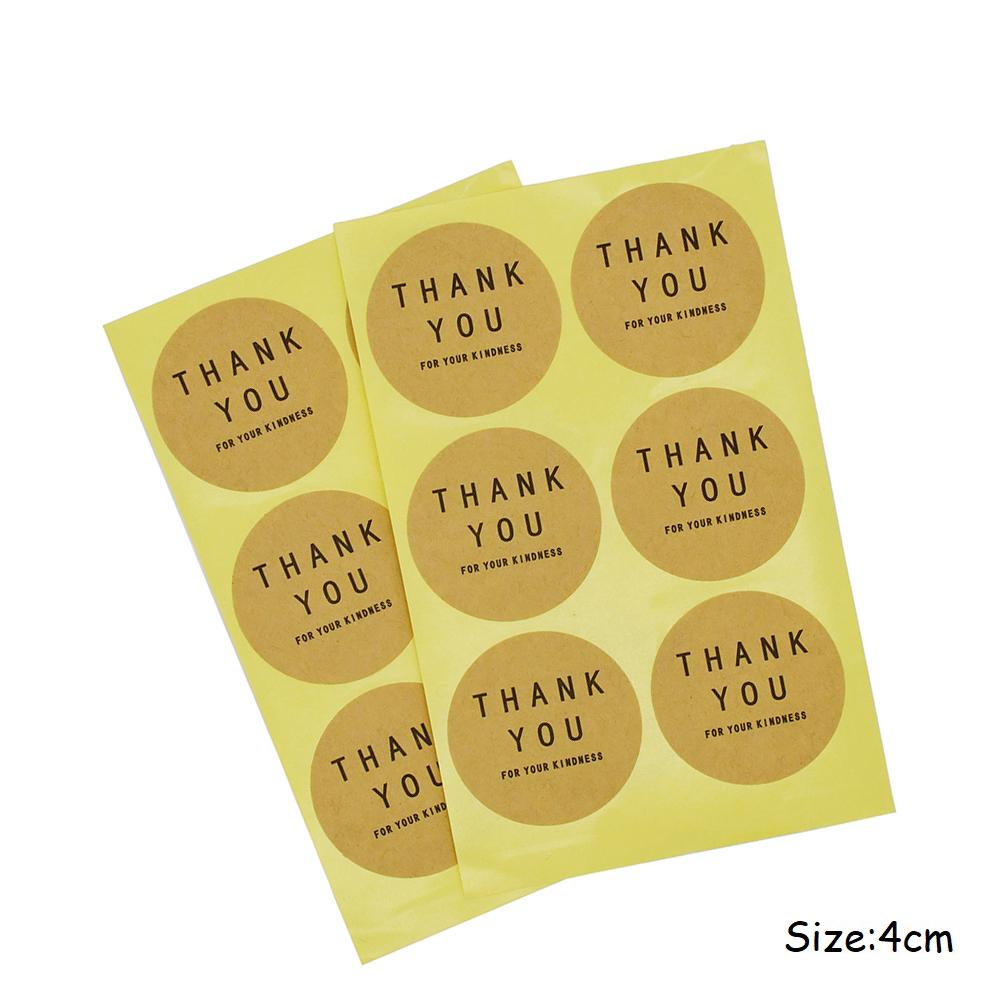 Custom Page Mark Autumn Stickers Thank You Diy X112
