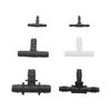 Plastic Barb Hose Fitting Tee Connector 3mm 4mm 8mm 10mm 13.5mm 3-Way Hose Joint Tube T-Shape Pipe Fittings 10 Pcs