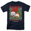 Rick And Morty - Merry Rickmas Ugly Christmas -  Unisex Children's T-shirt - Blue
