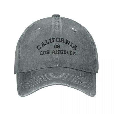 Vintageowa czapka baseballowa z kreskówkowym motywem Los Angeles dla mężczyzn i kobiet, postarzana dżinsowa czapka typu snapback, czapki outdoorowe