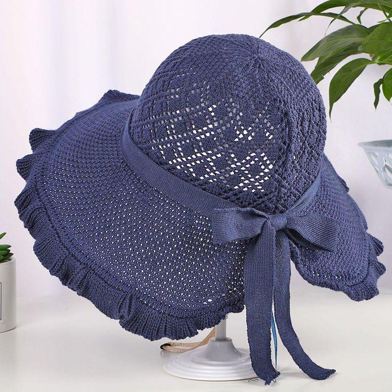 Foldable Women's Hat Summer Sunshade Hat Beach Sun Hat