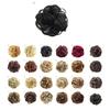 Haarknoten Chignon Damen Pferdeschwanz Haarverlängerung Dutt Haarteil Scrunchie Elastic Wave Curly Scrunchie